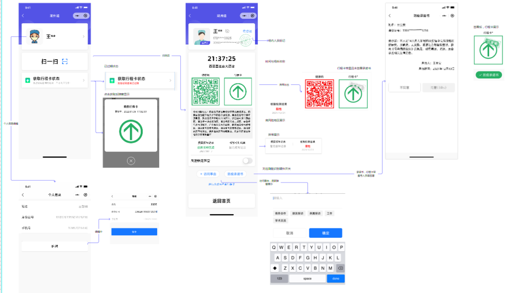 湖州通移动端通行页面组合