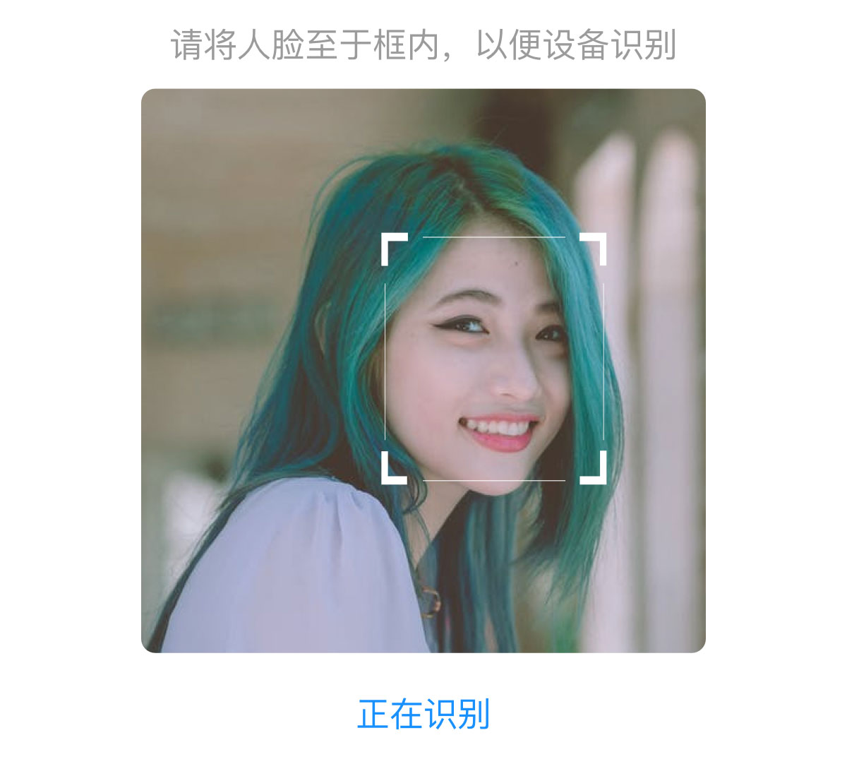 校园支付正在识别状态